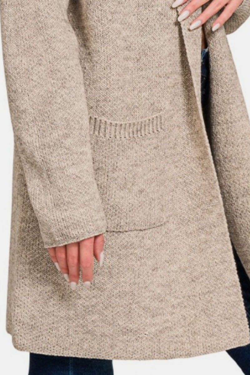 Taupe Mads Sweater Cardigan (Online Only) – Seven x Seven