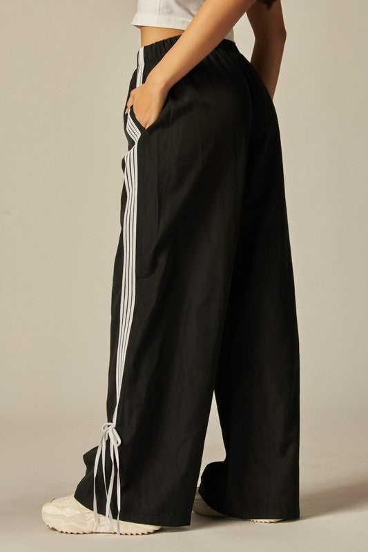 RIBBON TIE TRACK PANTS – Seven x Seven
