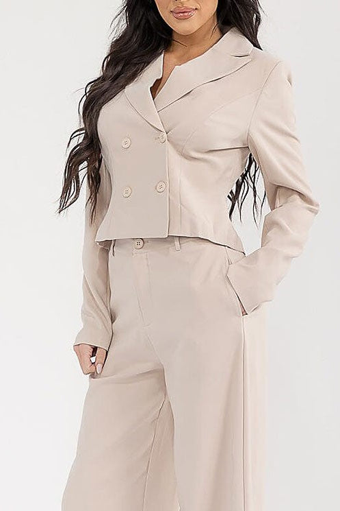 ALIX BLAZER SET TOP – Seven x Seven