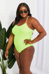 High Tide One-Piece in Lemon-Lime (Online Only)