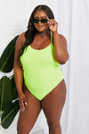High Tide One-Piece in Lemon-Lime (Online Only)
