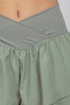 Sage V-Waist Layered Active Shorts (Online Only)