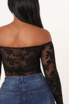 DRINKS ON YOU VELVET MESH BODYSUIT