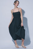 KARIN MIDI DRESS - BLACK