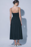 KARIN MIDI DRESS - BLACK