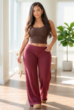 FOLD-OVER WAIST LOUNGE PANTS