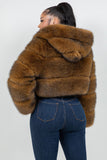GINGER SPICE FAUX FUR JACKET