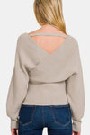 Blake Cross Wrap Sweater (Online Only)