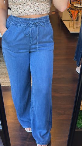 THE 'DENIM' PALAZZO PANTS