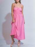 KARIN MIDI DRESS - PINK