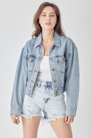 The Essential Cropped Denim Jacket (Online Only)