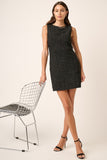 Tweed Sleeveless Mini Dress (Online Only)