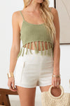 BEACH TOWN TASSEL TOP