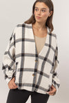 Natalia Plaid Long Sleeve Jacket (Online Only)