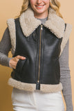 Sherpa Zip Up Vest (Online Only)