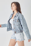 The Essential Cropped Denim Jacket (Online Only)