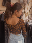 TANA MESH CHEETAH TOP