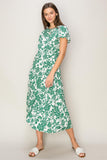 Adore You Floral Cutout Midi Dress (Online Only)