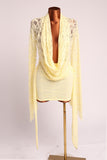 ISLA ROMANCE LACE MINI DRESS - BUTTER YELLOW