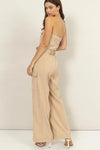 BAD AT LOVE CARGO JUMPSUIT