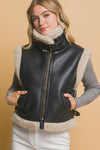 Sherpa Zip Up Vest (Online Only)