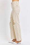 Judy Blue Bone Wide Leg Jeans (Online Only)