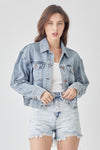 The Essential Cropped Denim Jacket (Online Only)