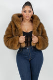GINGER SPICE FAUX FUR JACKET