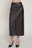 THE DARK CHOCOLATE SET MIDI SKIRT