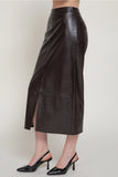 THE DARK CHOCOLATE SET MIDI SKIRT