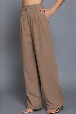 JOHNNIE SET PINSTRIPE PANTS