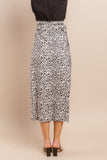 SELENE LEOPARD WRAP SKIRT