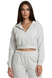SLOW MORNINGS SET HOODIE - HEATHER