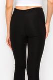 FRONT-SLIT CAPRI PANTS