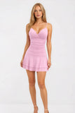 TORI MINI DRESS - PINK