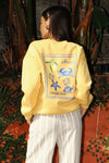 AMALFI EMBROIDERED SWEATSHIRT