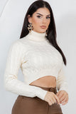 GRACE CROPPED TURTLENECK SWEATER