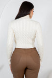 GRACE CROPPED TURTLENECK SWEATER