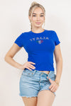 'ITALIA' RHINESTONE BABY TEE