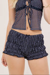 MOLLY GINGHAM SET SHORTS