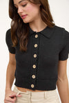 NAPLES KNIT CARDIGAN - BLACK