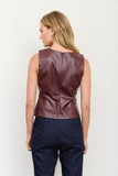 EN VOUGE LEATHER SET TOP