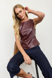 EN VOUGE LEATHER SET TOP