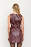 EN VOUGE LEATHER SET TOP