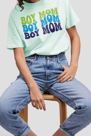 'BOY MOM' TEE