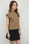 VANESSA SIDE TIE SWEATER TOP