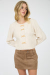 THANKFUL CABLE KNIT SWEATER