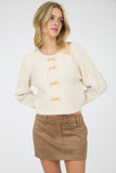 THANKFUL CABLE KNIT SWEATER