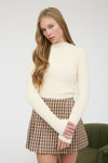 LILI FUZZY KNIT SWEATER TOP