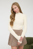 LILI FUZZY KNIT SWEATER TOP